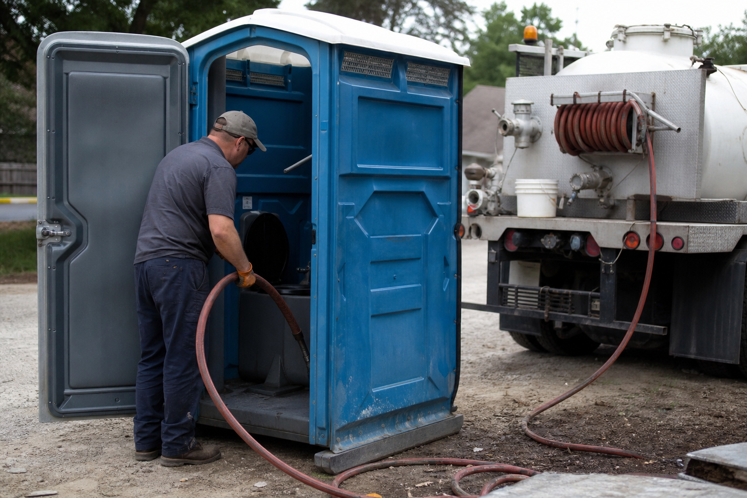 Yeoman dumpster & porta potty rental service